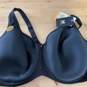Wacoal T-shirt bra, 44DD, black
